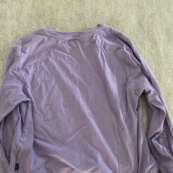 Vans half sleeve purple cropped long sleeve - Picture 5 of 6